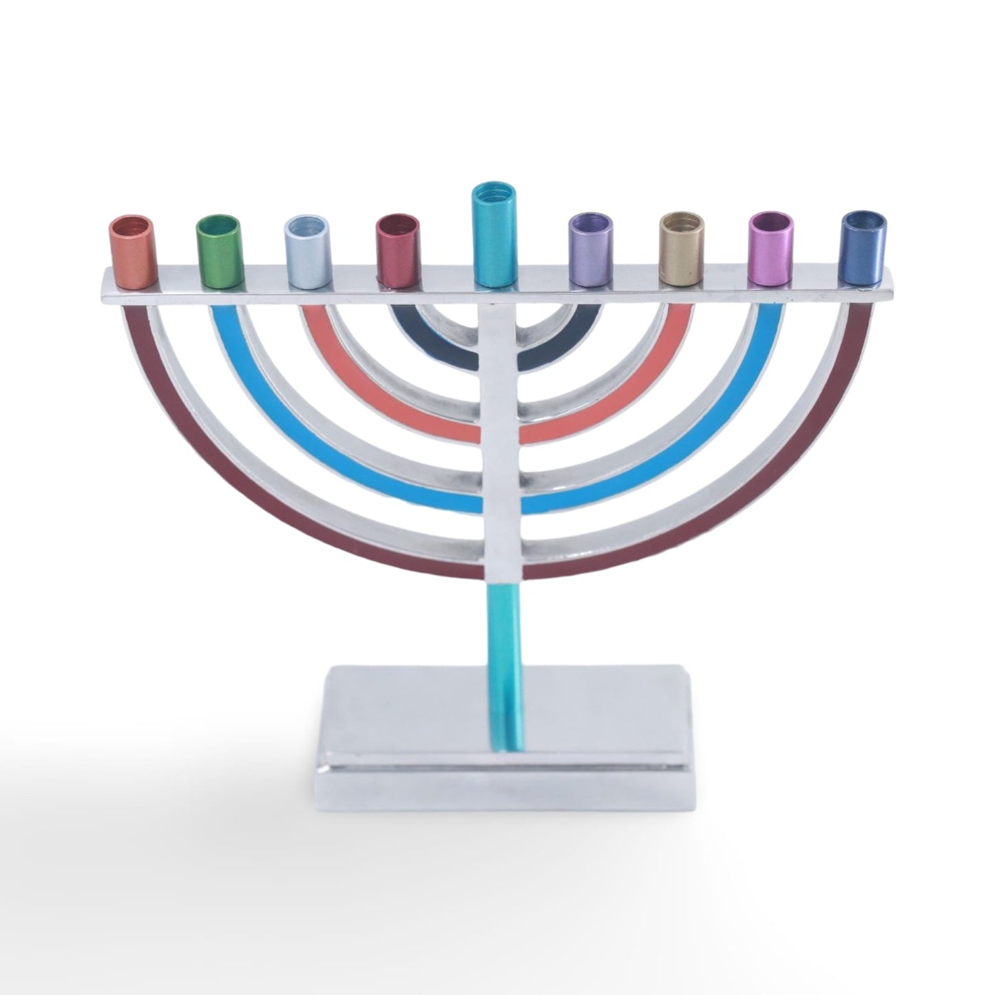 Colorful Anodized Menorah