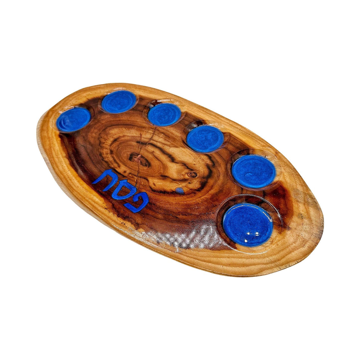 Wood & Resin Passover Plate