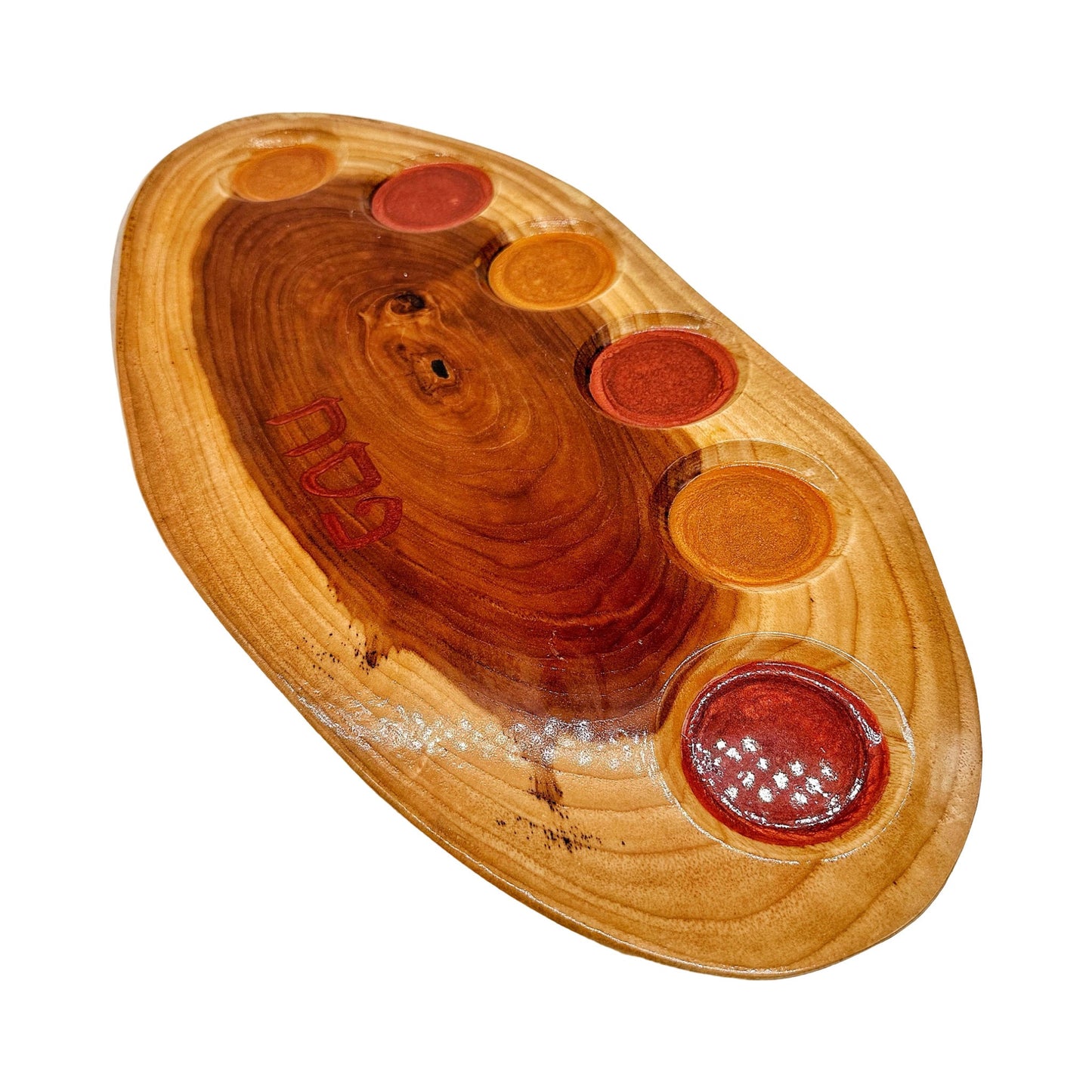 Wood & Resin Passover Plate