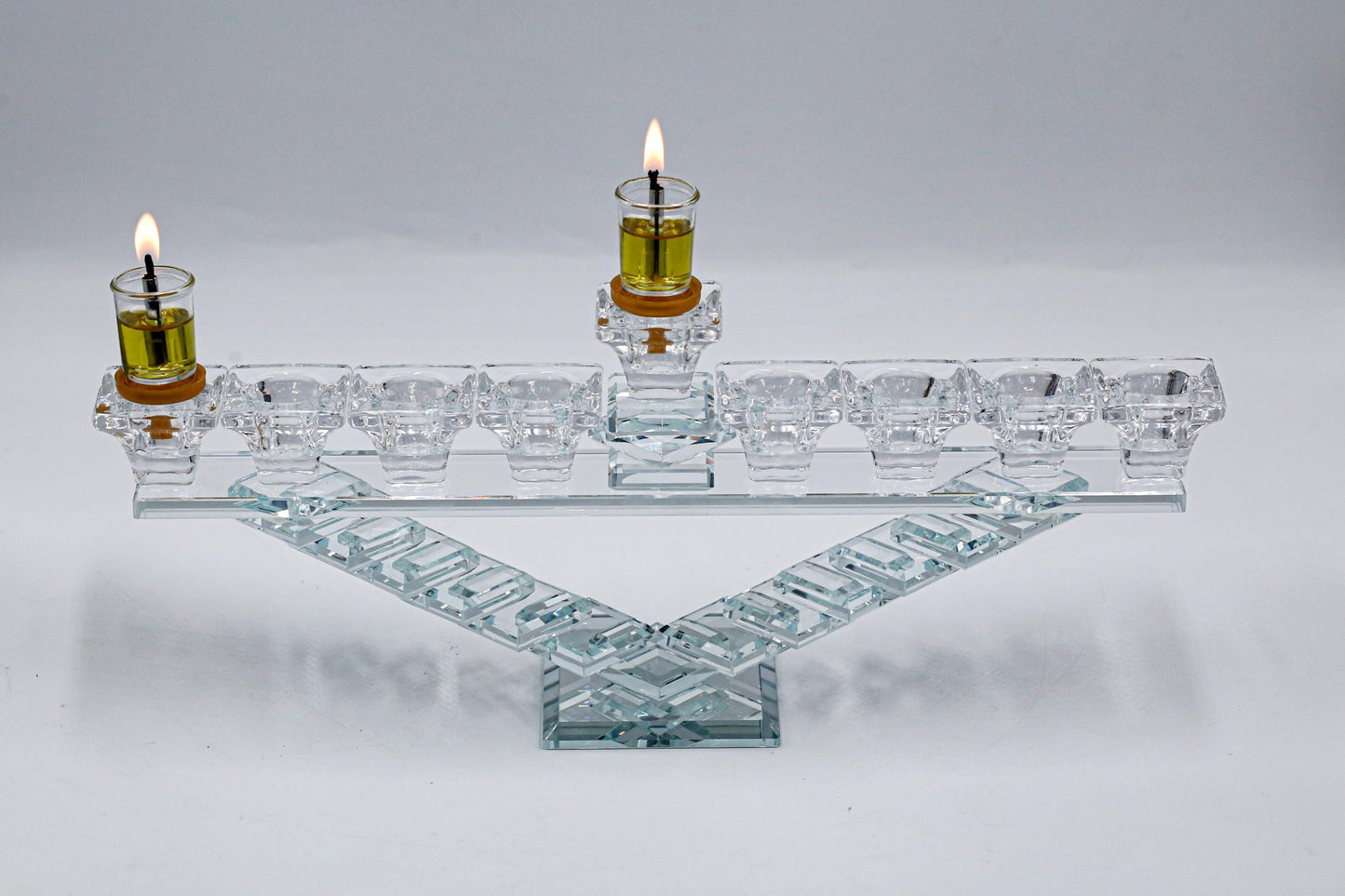 Hanukkah Menorah for Oil Candles