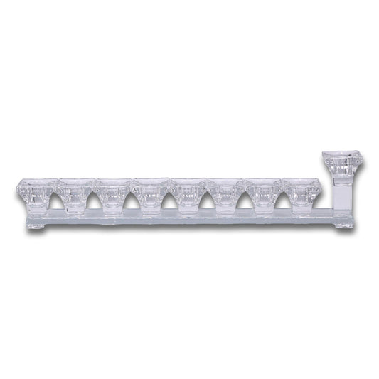 Glass Hanukkah Menorah for Oil Candles