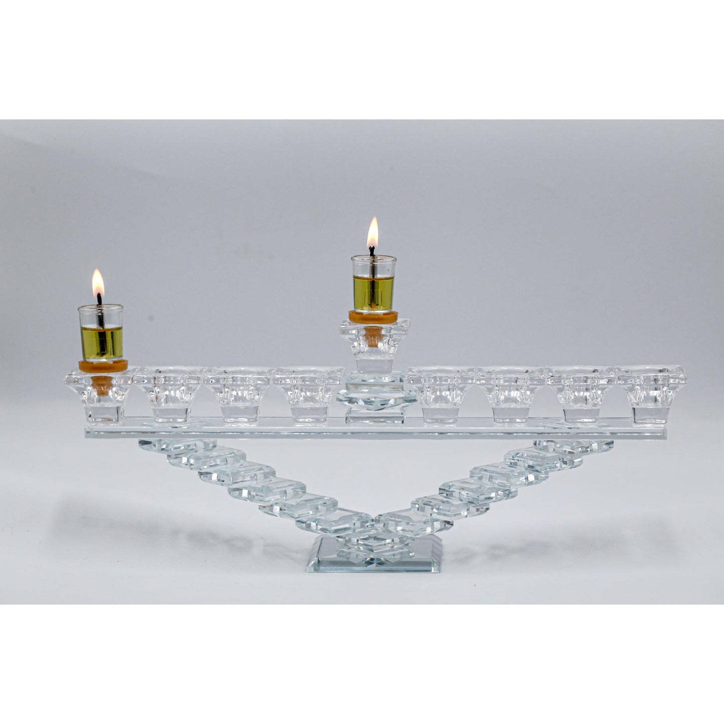 Hanukkah Menorah for Oil Candles