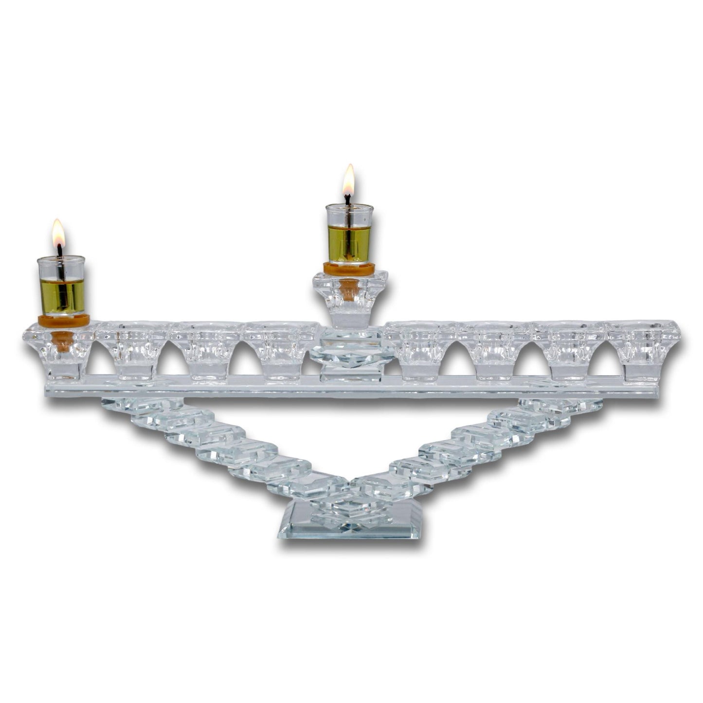 Hanukkah Menorah for Oil Candles