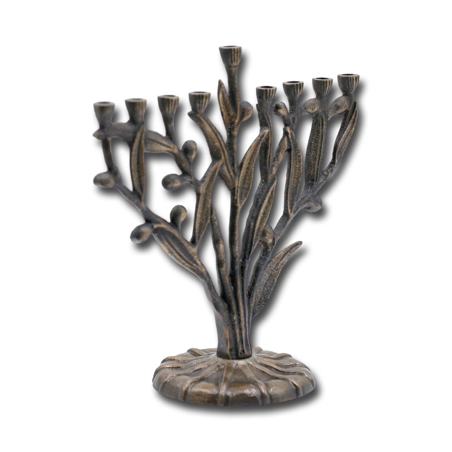 Tree of Life Copper Menorah