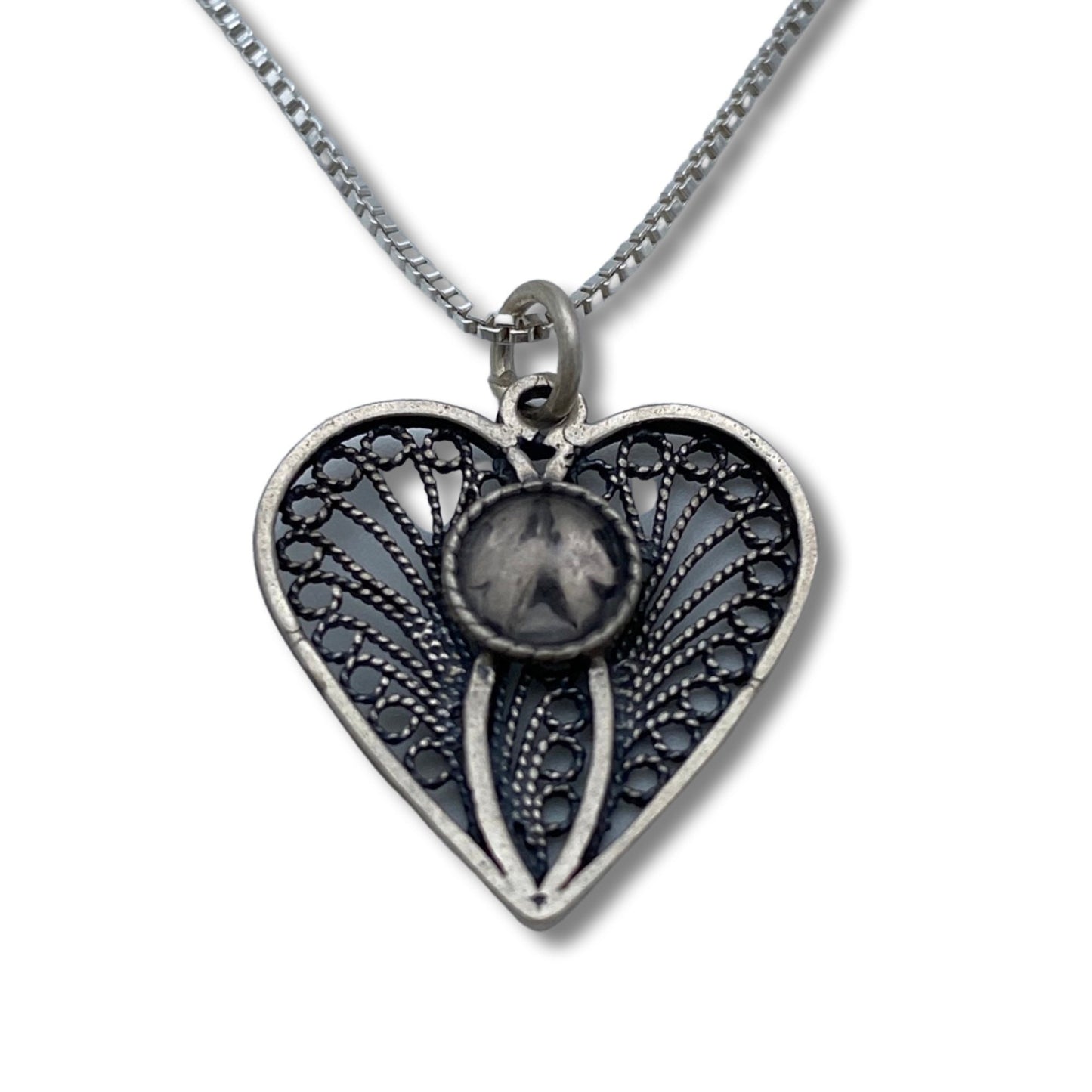 Sterling Silver Heart Necklace/Pendant