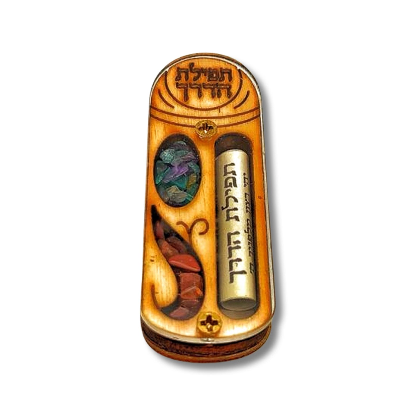 Original Car Mezuzah With Traveler Prayer Scroll