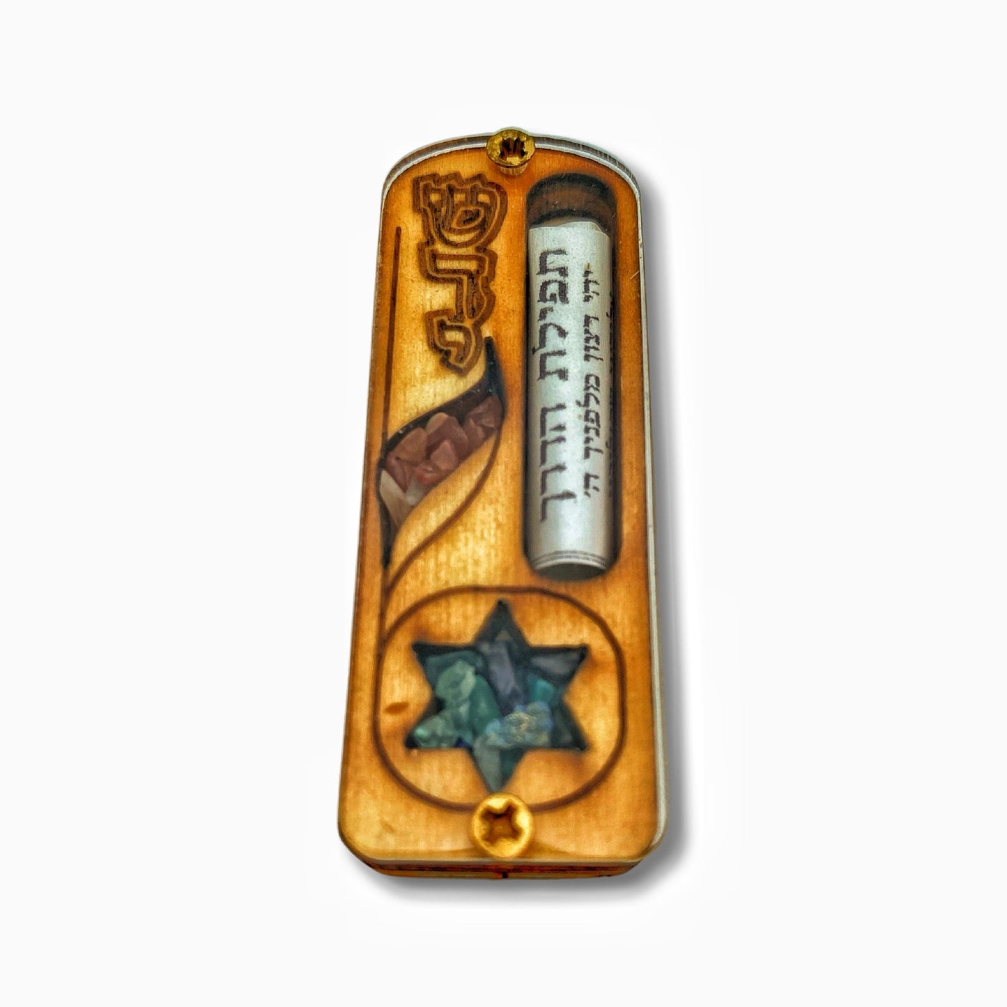 Original Car Mezuzah With Traveler Prayer Scroll