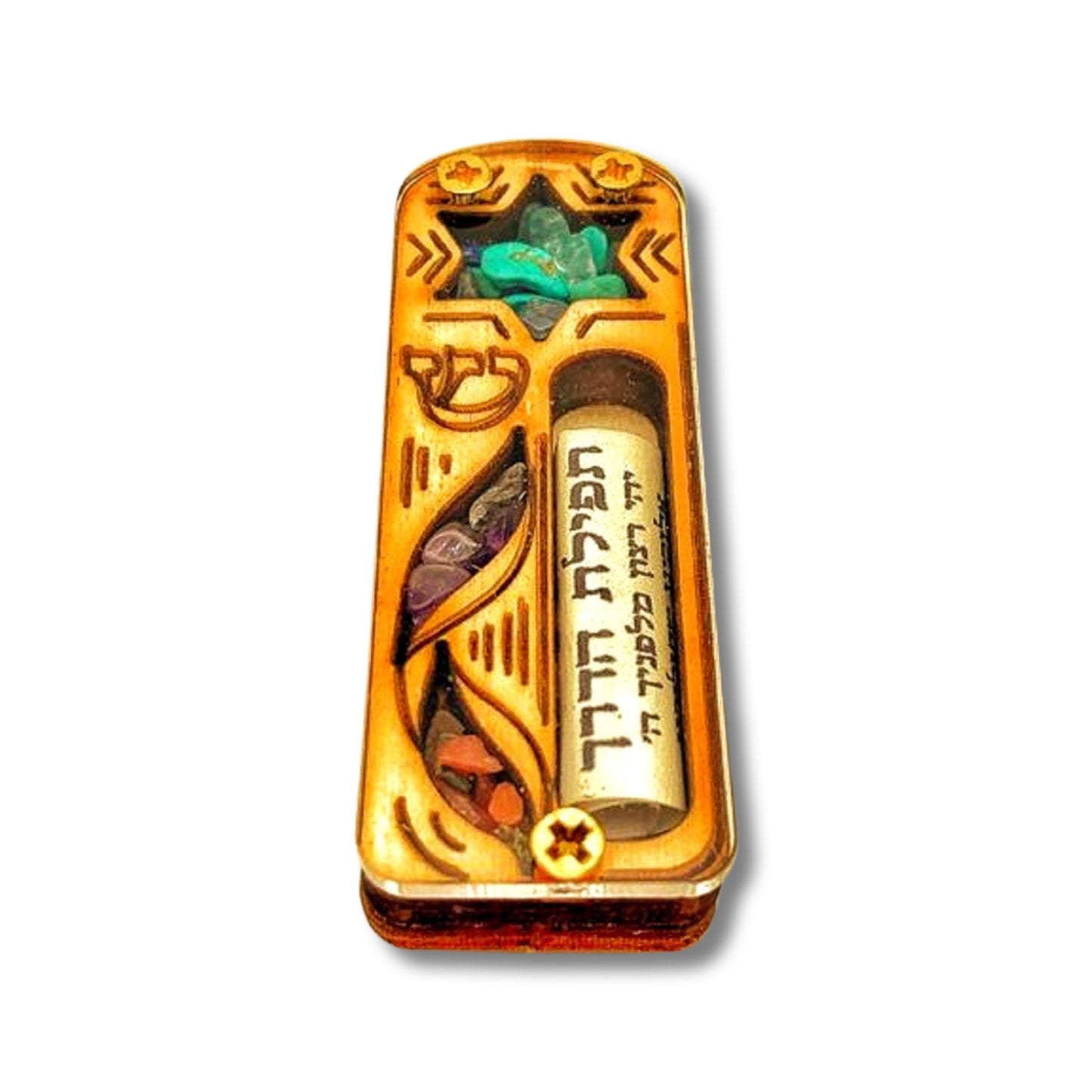 Original Car Mezuzah With Traveler Prayer Scroll