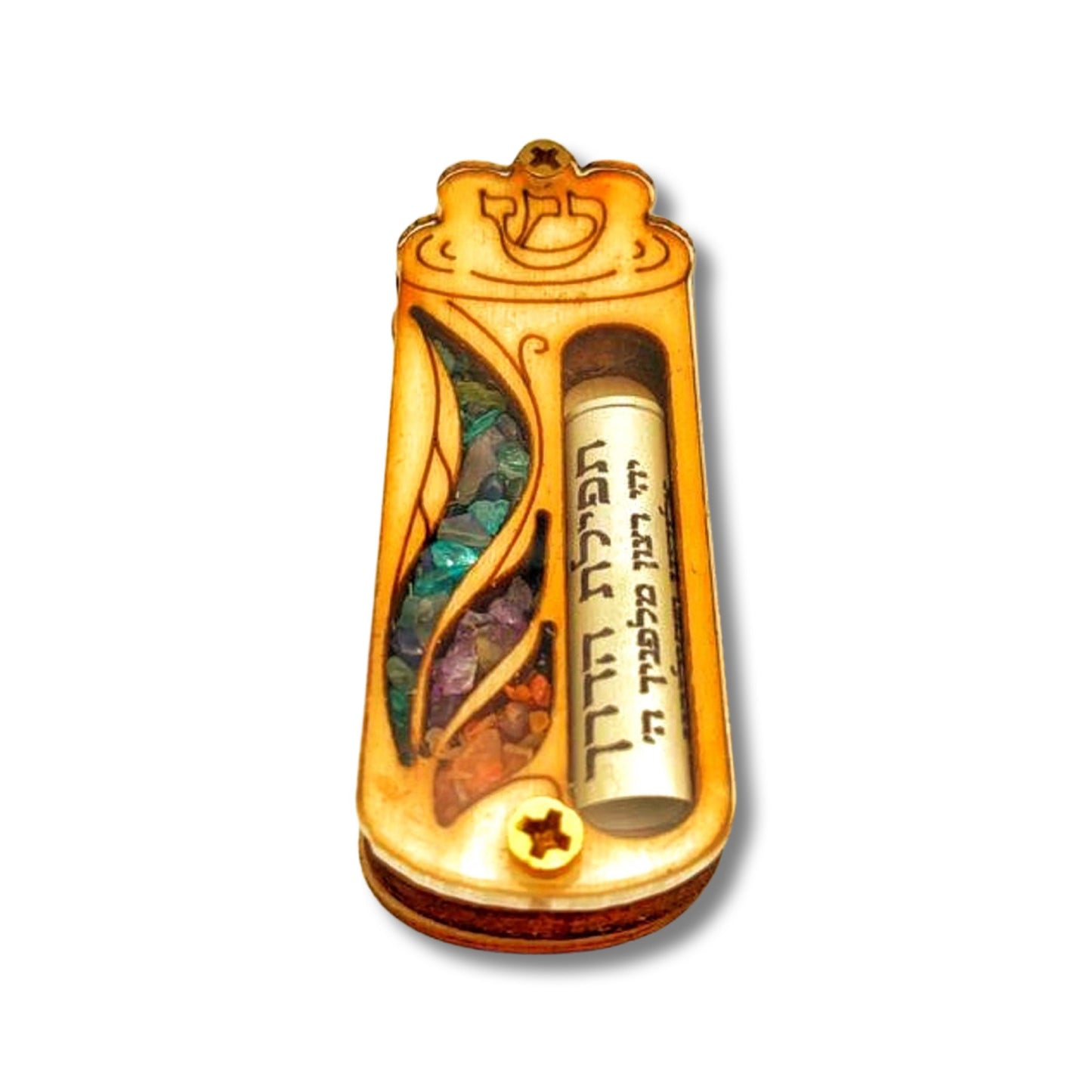 Original Car Mezuzah With Traveler Prayer Scroll