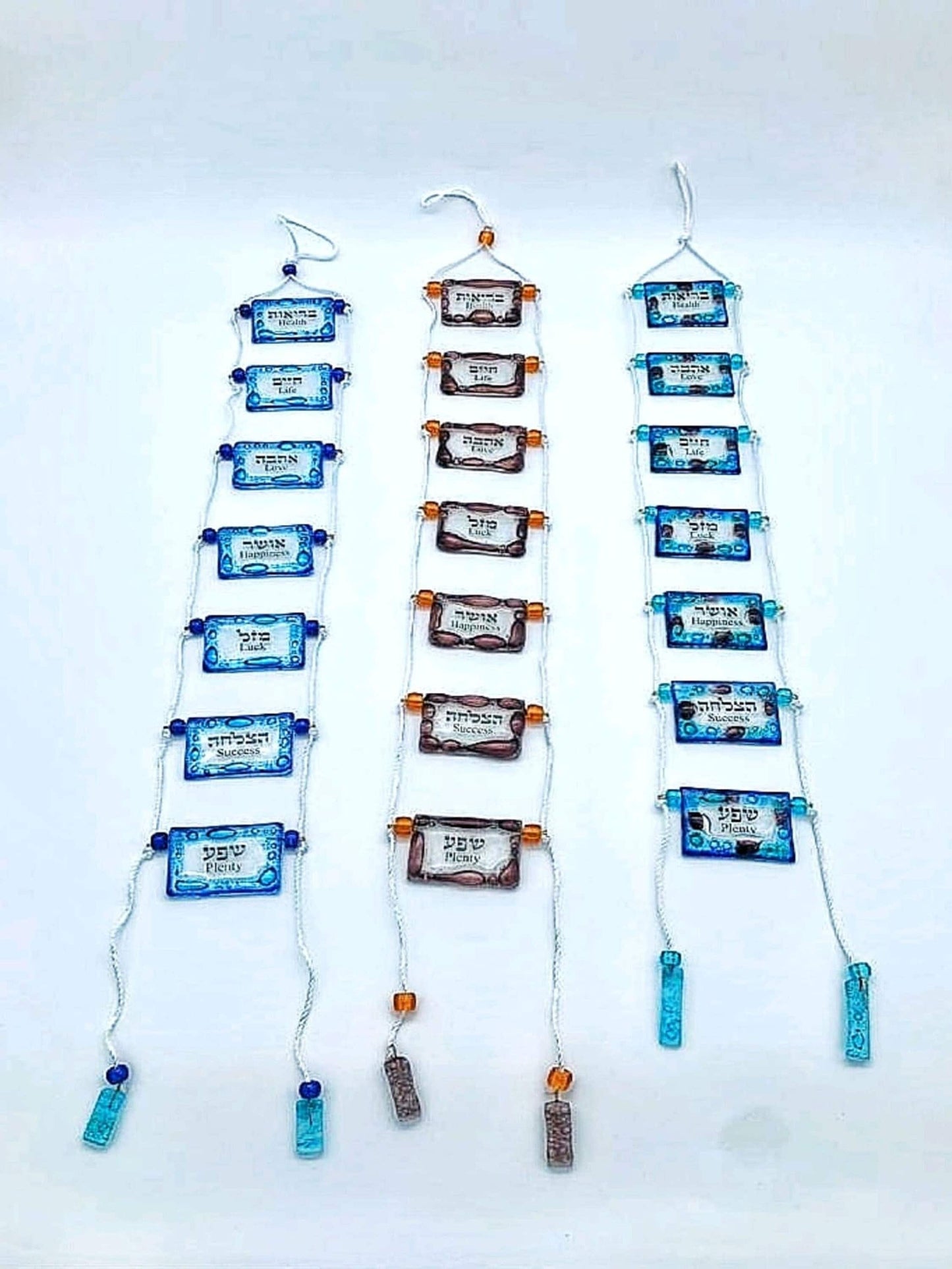 Bubble Glass Mobile with 7 Blessings