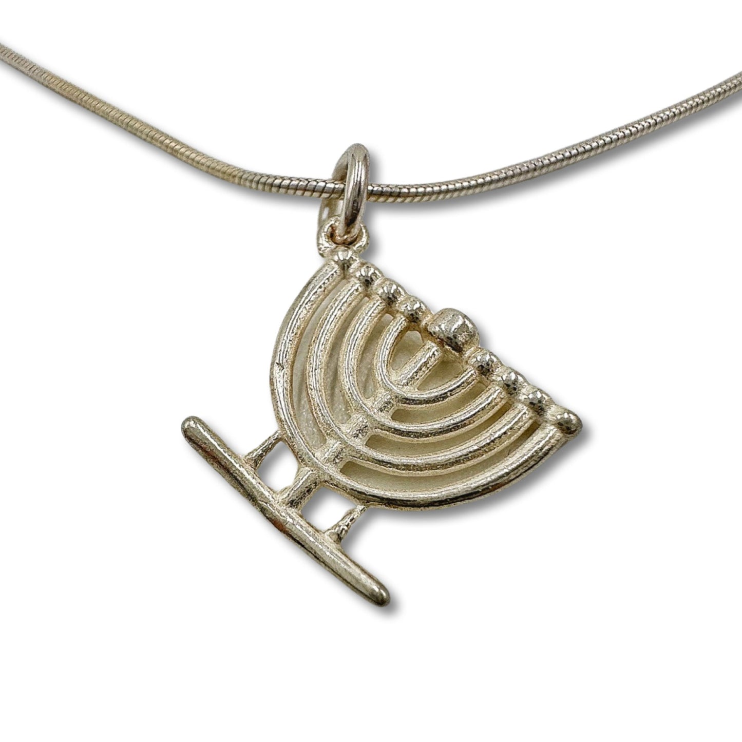 Sterling Silver Menorah Necklace/Pendant