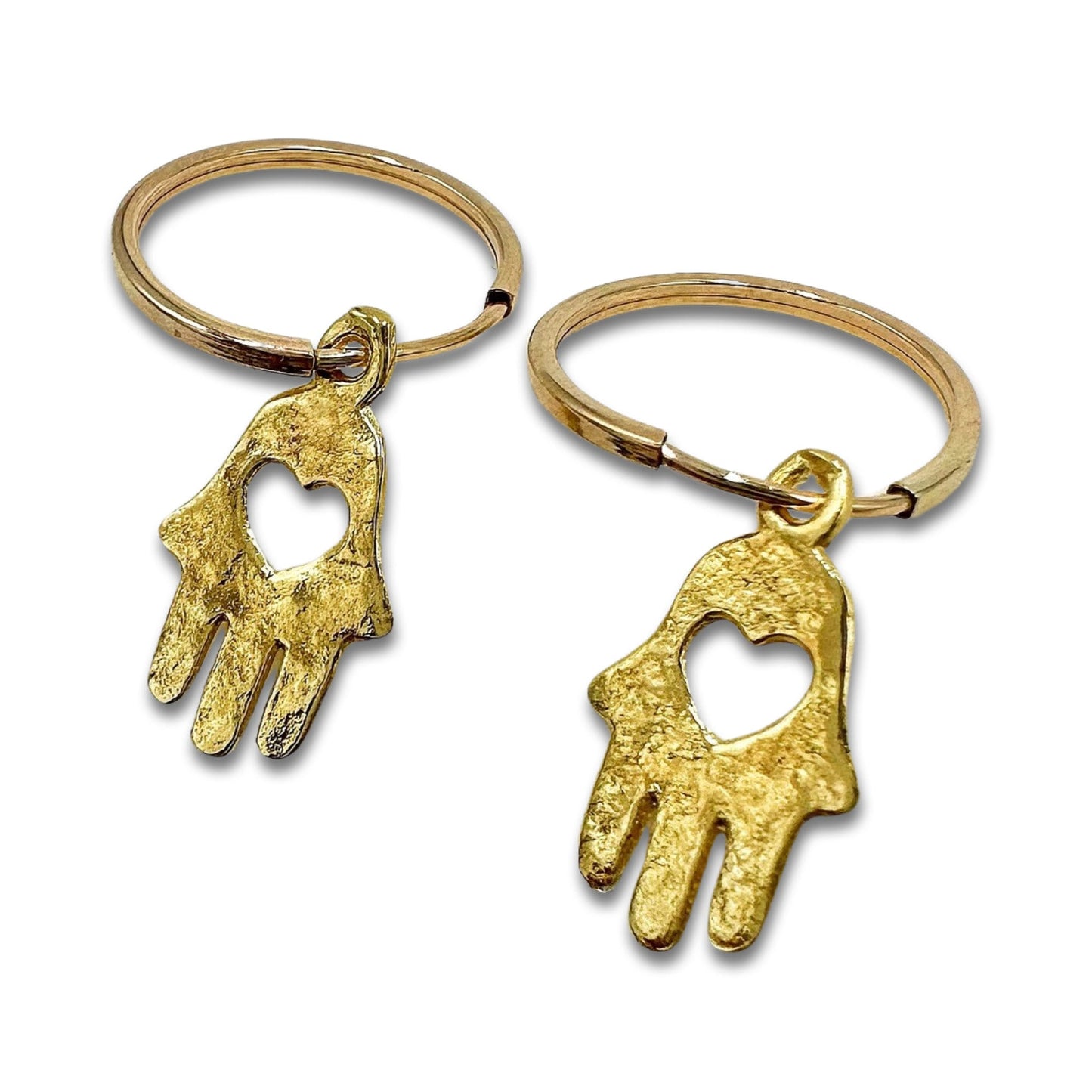 Gold Filled Hamsa Earrings