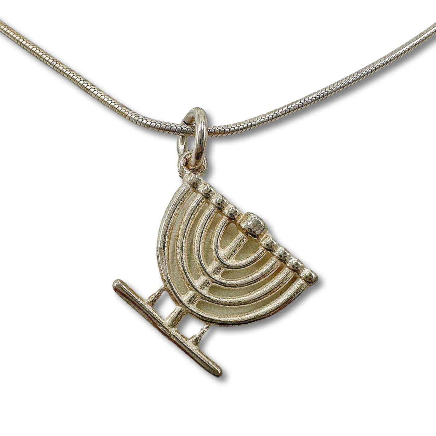 Sterling Silver Menorah Necklace/Pendant