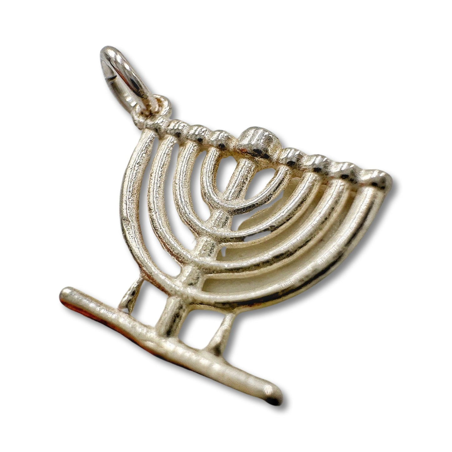 Sterling Silver Menorah Necklace/Pendant